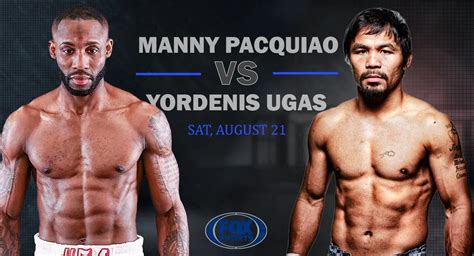 Opening Manny Pacquiao vs Yordenis Ugas Odds for 